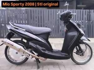 Jual bekas Yamaha Mio Sporty 2008 Asli 5tlOrian mulus siap pakai siap modif,lokasi di Tanah Sereal