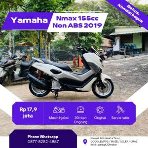 Jual bekas Yamaha Nmax 155cc Non ABS Bluecore Fi Tahun 2019,lokasi di Mampang Prapatan