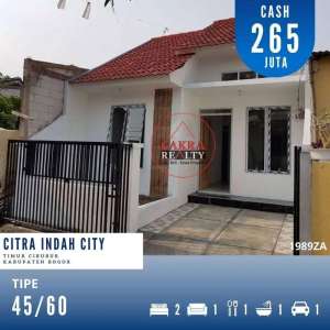 1989za.Rumah Minimalis Murah di Citra Indah City lokasi di Cijeruk, tersedia melalui melalui situs Olx