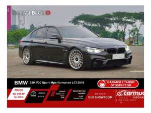 Jual bekas 2016 BMW 320i 2.0 M Sport Sedan Performance Odo 31 Rbuan Pajak Panjang RARE ITEMS,lokasi di DKI Jakarta