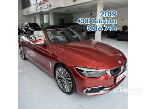 Jual bekas 2018 BMW 430i 2.0 Sport Convertible Cabriolet Orange Metallic Oranye Oren 430 i Cabrio,lokasi di DKI Jakarta