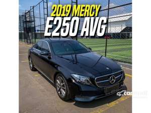 Jual bekas 2019 Mercedes-Benz E250 2.0 Avantgarde CKD Sedan Facelift Black on Brown Hitam Mercy E 250 AVG,lokasi di DKI Jakarta