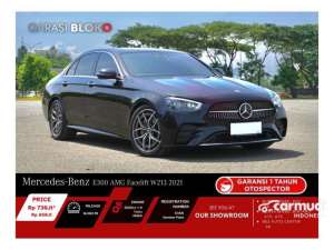 Jual bekas 2021 Mercedes-Benz E300 2.0 AMG Line Sedan Facelift W213 Odo 15 Rbuan Pajak Hidup TDP MINIM HOT ITEMS,lokasi di DKI Jakarta