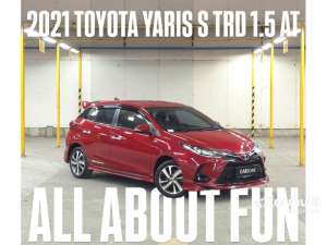 Jual bekas 2021 Toyota Yaris 1.5 TRD Sportivo 7 AB Hatchback TERMURAH BERKUALITAS DAN BERGARANSI,lokasi di DKI Jakarta