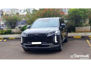 Jual bekas 2022 Hyundai Palisade 2.2 Signature SUV biru km 22 ribuan pajak panjang,lokasi di DKI Jakarta