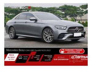Jual bekas 2022 Mercedes-Benz E300 2.0 AMG Line Sedan Facelift W213 Odo 3 Rbuan Pajak Panjang RARE ITEMS,lokasi di DKI Jakarta