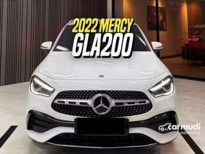 Jual bekas 2022 Mercedes-Benz GLA200 1.3 AMG Line SUV White on Black Putih Mercy GLA 200 Progresive Line,lokasi di DKI Jakarta