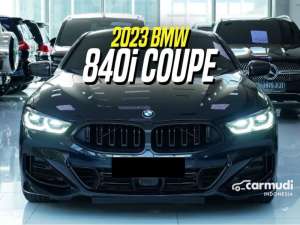 Jual bekas 2023 BMW 840i 3.0 Coup M Sport Pro Coupe Black on Red Hitam 840 i Msport,lokasi di DKI Jakarta