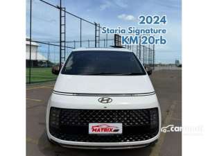 Jual bekas 2024 Hyundai Staria 2.2 Signature 9 MPV 9-Seater White on Black Putih,lokasi di DKI Jakarta