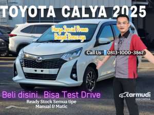 Jual bekas 2025 Toyota Calya 1,2 G MPV Manual Warna Putih Harga Call Me,lokasi di Jawa Barat