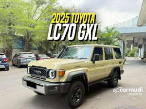 Jual bekas 2025 Toyota Land Cruiser 2.8 70 GXL SUV Brown on Grey Coklat LC LC70 70GXL,lokasi di DKI Jakarta