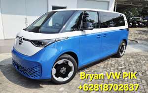 Jual bekas 2025 Volkswagen ID Buzz Listrik Garansi ATPM 8 Tahun Battery 91 KWH Torsi 560N.m Range 573Km NEDC,lokasi di Jakarta DKI