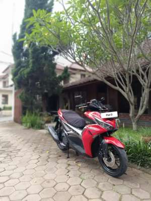 Jual bekas Aerox 2021 Connected Merah Mulus Motor Rawatan,lokasi di Coblong