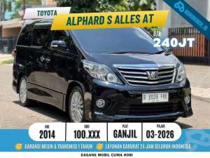 Jual bekas Alphard GantengToyota Alphard S Alles Metik 2014,lokasi di 
