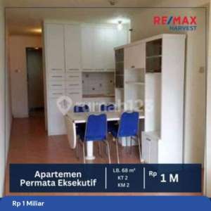Apartemen Permata Eksekutif 2 Kamar Tidur Bagus Semi Furnished , tersedia melalui melalui situs Rumah123