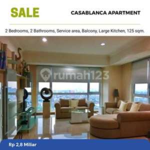 Apartment Casablanca 2 BR Furnished Bagus , tersedia melalui melalui situs Rumah123
