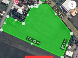 Ba Tanah Zona Industri LD 138 mtr, Dekat Gerbang TOL Caruban MADIUN, Baguss lokasi di Menteng, tersedia melalui melalui situs Olx