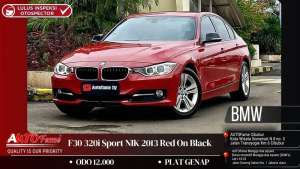 Jual bekas BMW F30 320i Sport NIK 2013 Red On Black,lokasi di 