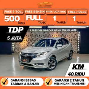 Jual bekas CASH 228 JUTAHONDA HRV 1.8 PRESTIGE AT 2018,lokasi di 