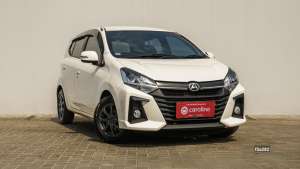 Jual bekas DAIHATSU AYLA X 1.2 AT 2022 PUTIH,lokasi di Jawa Barat