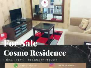 Dijual Apartement Cosmo Residence 1BR Furnished View Taman Timur lokasi di Tanah Abang, tersedia melalui melalui situs Olx