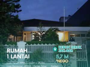 Dijual Cepat Rumah Lebar 14m di Srengseng Dekat Meruya Ilir Raya lokasi di Kebon Jeruk, tersedia melalui melalui situs Olx