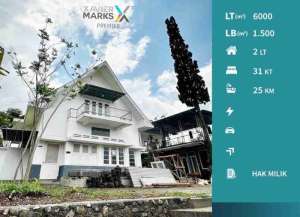 Dijual Rumah Asli Kolonial BelandaLahan Luas di Jalan Raya Kota Batu lokasi di batu-5, tersedia melalui melalui situs Lamudi