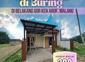 Dijual Rumah Buring Malang, Lingkungan Tenang dan Nyaman lokasi di mergosono, tersedia melalui melalui situs Lamudi