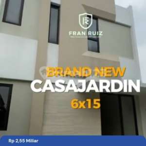 Dijual Rumah Casa Jardin, Dekat Green Mansion, Daan Mogot, Jakarta Barat , tersedia melalui melalui situs Rumah123