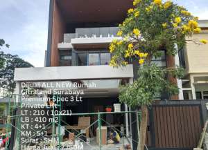 DIJUAL RUMAH CITRALAND BRAND NEW SURABAYA PREMIUM LIFT MEWAH lokasi di made, tersedia melalui melalui situs Lamudi