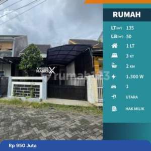 Dijual Rumah Dekat SMAN 7 Malang di Bantaran Cengger Ayam Malang , tersedia melalui melalui situs Rumah123