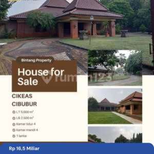 Dijual Rumah Luas Di Cikeas Dekat Tol Cimanggis Jatikarya Dan Kota Wisata , tersedia melalui melalui situs Rumah123