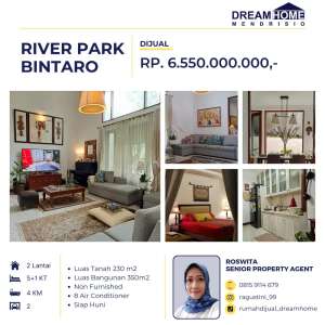 Dijual rumah river park bintaro lokasi di Pondok Aren, tersedia melalui melalui situs Olx