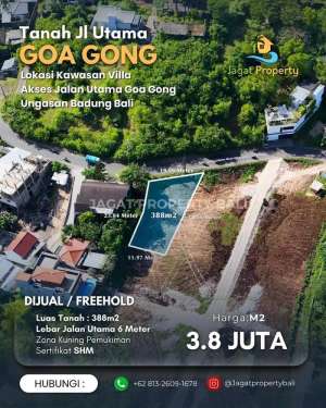 Dijual Tanah Berlokasi Goa Gong Ungasan Badung Bali lokasi di Kuta Selatan, tersedia melalui melalui situs Olx