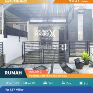 DijualDisewakan Cepat Rumah Siap Huni di Permata Jingga Malang , tersedia melalui melalui situs Rumah123
