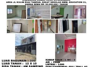 Disewakan rumah area Jl. Kulim Riau tampan lokasi di pekanbaru-kota, tersedia melalui melalui situs Lamudi