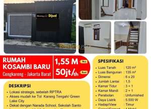 Disewakan Rumah Siap Huni Kosambi Baru lokasi di cengkareng, tersedia melalui melalui situs Lamudi