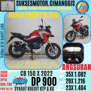Jual bekas DP 900 CB 150 X CASHBACK UPTO 700 RIBUAN FREE OLI 3 BLN,lokasi di Cibinong