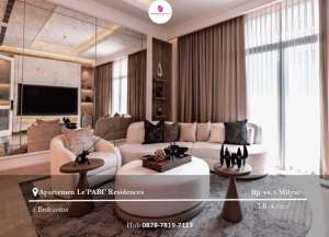 For Sale LePARC Residence 4BR1 Full Furnished Tower The TERRACES lokasi di kebon-melati, tersedia melalui melalui situs Lamudi