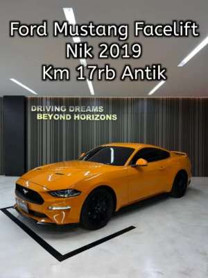 Jual bekas Ford Mustang 2.3 Coupe AT 2022 Oranye B1808KBQ Km17rb Nik 2019,lokasi di 