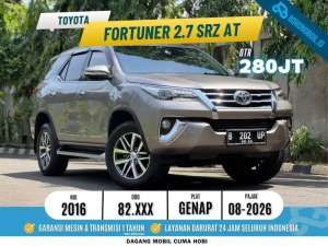 Jual bekas Fortuner SRZ AT 2016 Coklat Metalik,lokasi di 