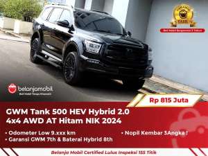 GARANSI 5THGWM Tank 500 HEV Hybrid 2.0 4x4 AWD AT 2024 2025 , tersedia melalui melalui situs Olx