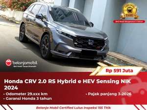 Jual bekas GARANSI 5THHonda CR-V CR V CRV 2.0 RS Hybrid e HEV 2024 2025,lokasi di 