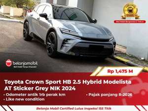 Jual bekas GARANSI 5TH Toyota Crown Sport Hatchback 2.5 HEV Modelista 2024 2025,lokasi di 