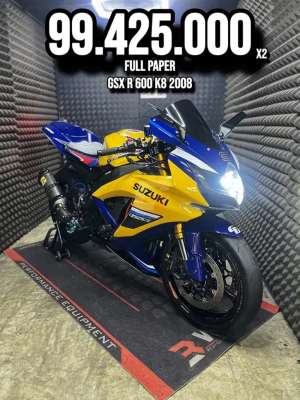 Jual bekas GSX R 600 K8 OR GSXR 600 K8 2008 MODIF LOW KM RAWATAN SUPERB UNIT BRO,lokasi di Kembangan