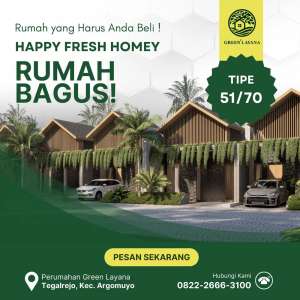 Happy Fresh Homey Rumah yang Harus Anda Miliki diTengah Kota Salatiga lokasi di Tingkir, tersedia melalui melalui situs Olx