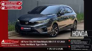 Jual bekas Honda All New City RS Hatchback HB CVT AT 2021 Gray On Black,lokasi di 