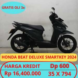 Jual bekas HONDA BEAT DELUXE SMARTKEY 2024 PROMO MURAH GUYSSS,lokasi di Kalisari