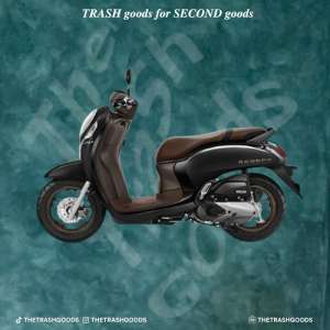 Jual bekas Honda Scoopy Prestige Black 2022 Motor Second Low KM Mulus No Minus,lokasi di Cimahi