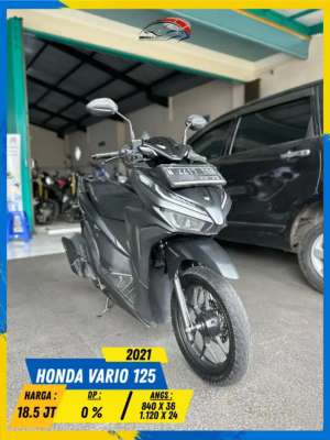 Jual bekas HONDA VARIO 125 2021 MURAH BERKUALITAS HIKMAH MOTOR KEPUH MALANG,lokasi di Sukun